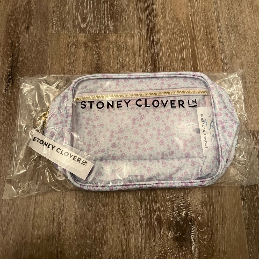 Stoney Clover Lane Large Clear Front Pouch in Wildflower